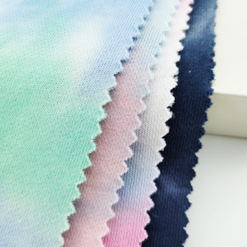 100% Cotton French Terry Knit Tie Dye Fabric