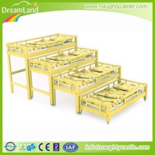 Guangzhou kids furniture triple bunk beds for kids / kids folding beds