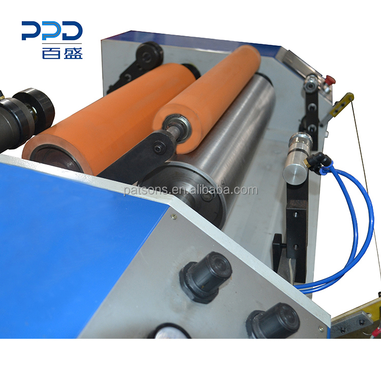 China Supplier Semi-Automatic 1.5kw PE Cling Wrap Roll Manufacturing Machine