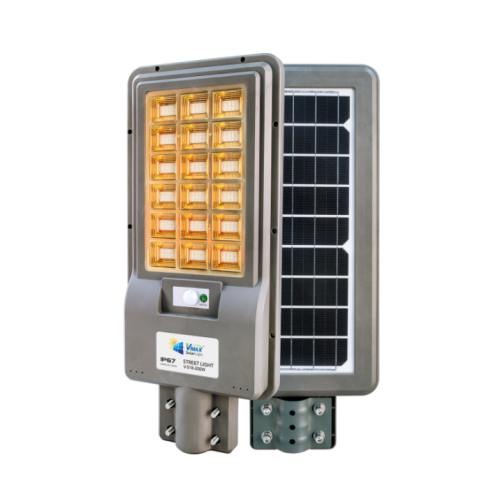 All-in-one solar garden light with remote control