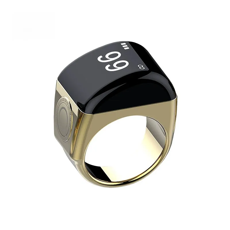 Smart Digital Tasbih Rings - Waterproof Prayer Counter with OLED Screen