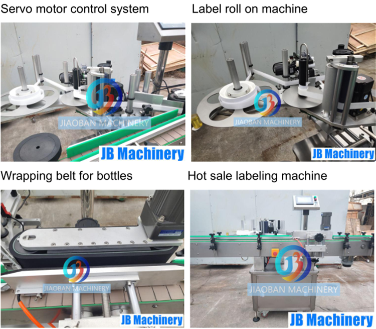 Automatic honey jar labeling machine peanut butter hot sauce labeler for round bottles