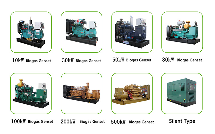 200kw 250kw biogas natural gas  generator prices