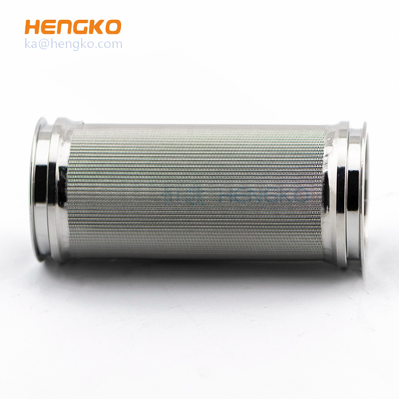 HENGKO High Quality Stainless Steel Filter Tube Porous Metal Filter Tube