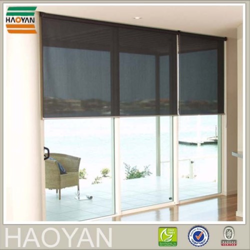 Haoyan horizontal pattern tube 28mm 38mm cordless roller blinds