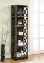 Tiered Book Storage Modern Library Wooden Bookshelf