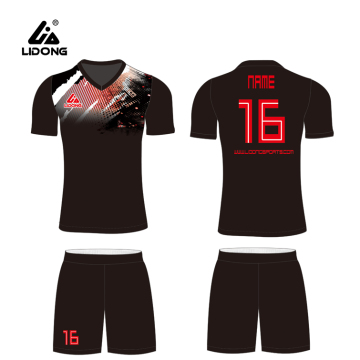 Custom Cheap Team Sublimation Printed Soccer jersey Set