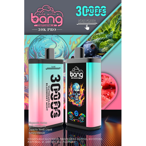 Bang 30K Dual Flavor Disposable Vape EU Warehouse