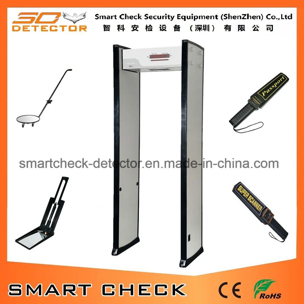 Single Zone Portable Metal Detector Walk Through Metal Detector