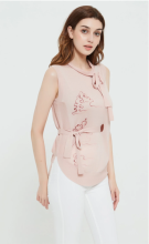 wholesale women printed silk cashmere pullover sweater