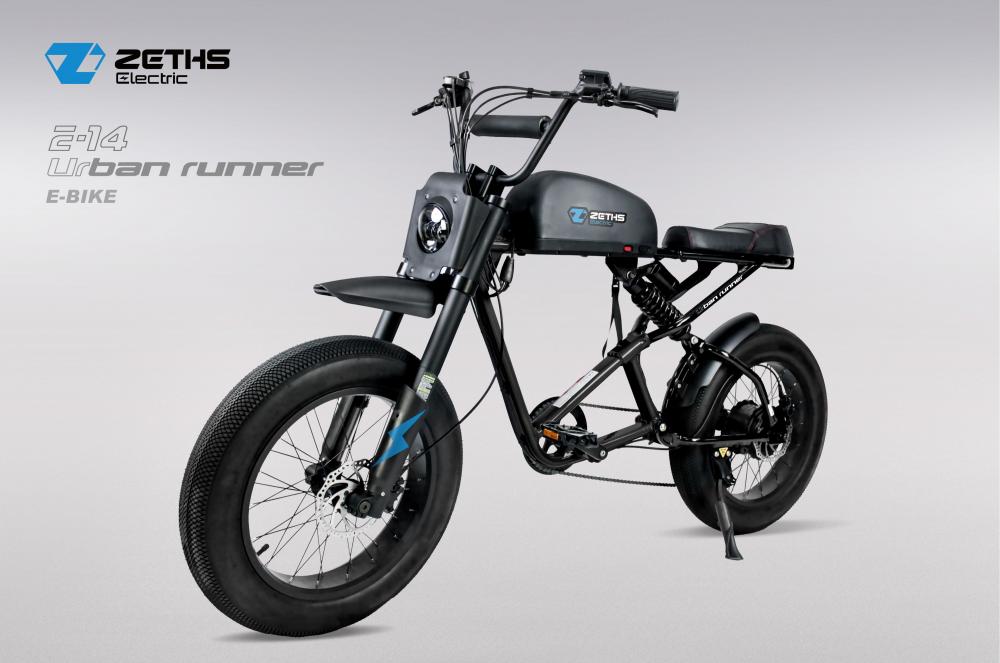 Electric bike with brake levers