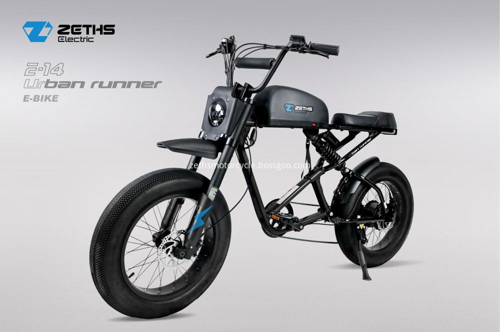 Electric bike with brake levers