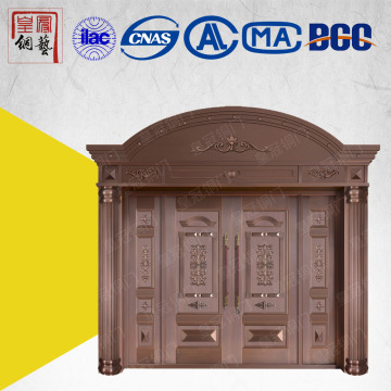 High quality bronze brass copper door