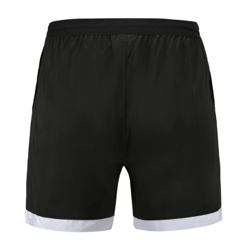 Short de football coupe sec pour homme noir