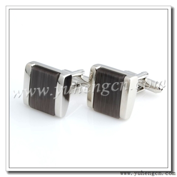Cat Eye Stone Brass Cufflinks,Mens accessories