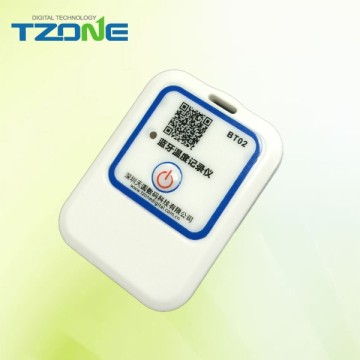 Battery powered sensor ble temperature detecting and monitoring APP