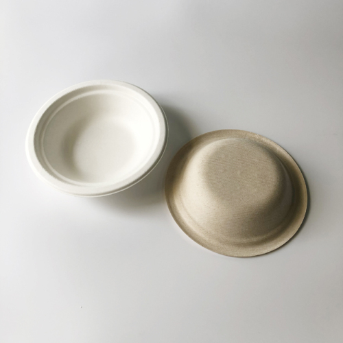 Takeaway 400ml Bagasse White Round Bowls