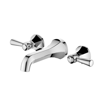 Double lever basin mixer for concealed installation classical