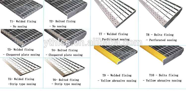 Professional manufacturer galvanized stair streads steel