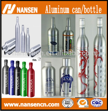 Eco-friendly aluminum bottle for chivas whisky 750ml