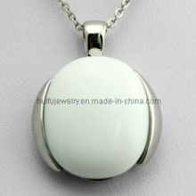 Glueing Stone Polished Pendant