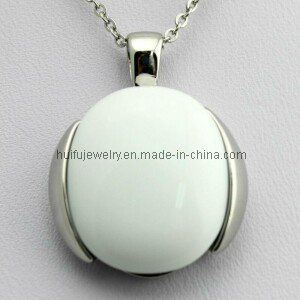 Glueing Stone Polished Pendant