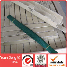 Green color painted straight floral tie wire