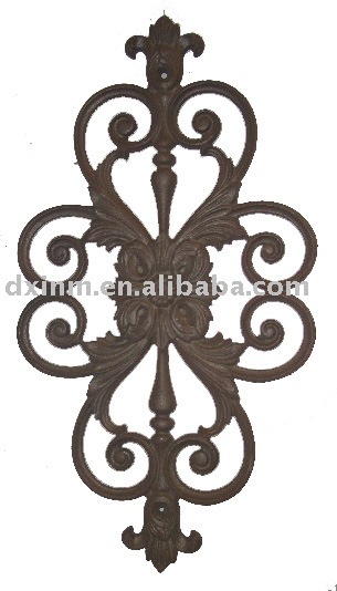 Cast iron fence ornaments