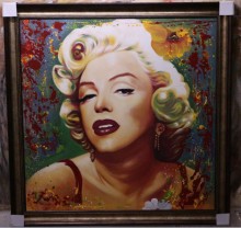 modern pop art oil painting