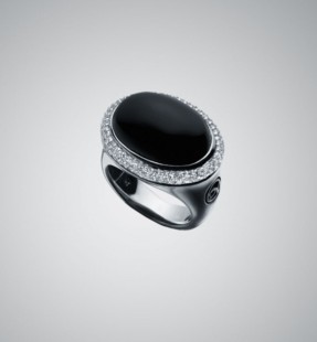 David Yurman Black Onyx Signature Oval Ring