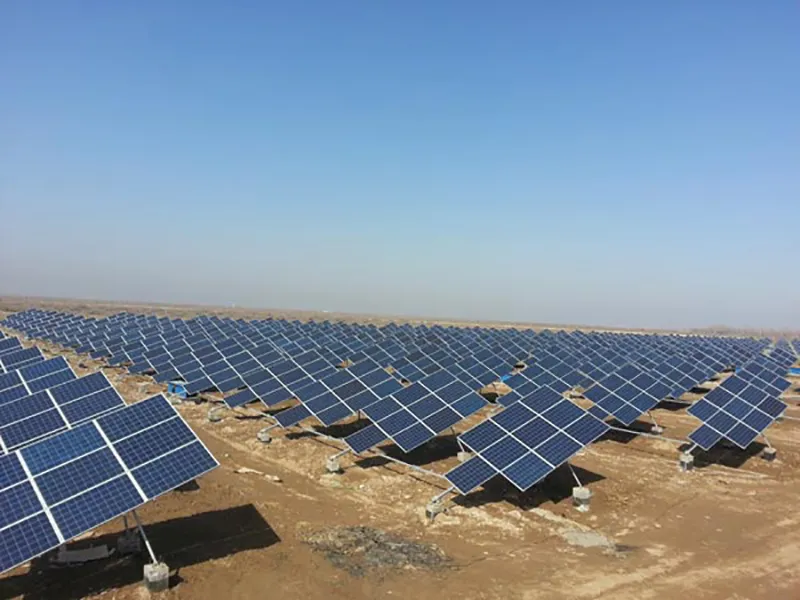 Solar Panel Flat Roof Mounting Solar Tracking System 12kw Dual Axis Solar Tracker