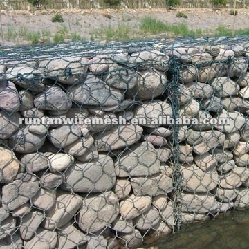 Wire Cages Rock Wall(factory)