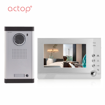 7 inch 4 Wire Doorphone Video Intercom