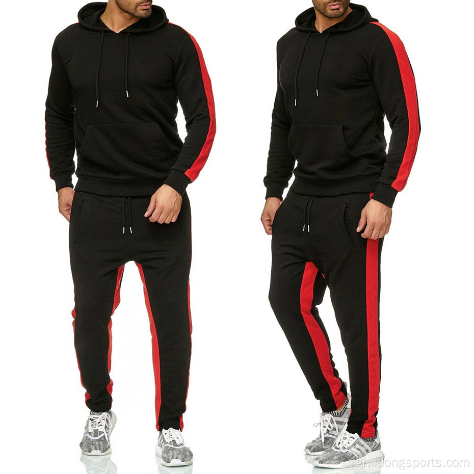 Προσαρμοσμένο λογότυπο χονδρικής ανδρών sweatsuit σετ τζόκινγκ κοστούμια