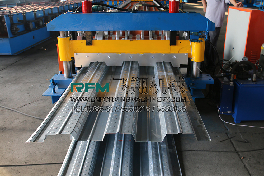 floor steel deck panel making roll forming machine