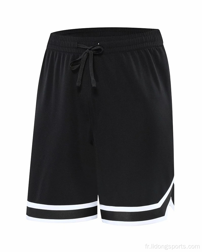 Shorts de basket-ball à hommes respirants shorts d&#39;entraînement pour hommes