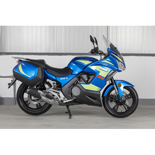 Motosikal GT 320 berwarna biru