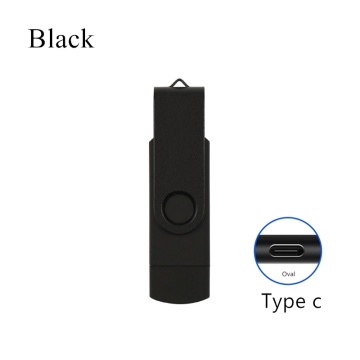 Klassieke draaibare aangepaste USB-flashdrive Type c