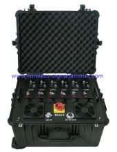 Weatherproof Cellular, Satellite Mobile Phone Portable Military Vip Rf Bomb Radio Signal Jammer Tg-vip Mb1.0