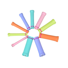 Flexible Colorful Plastic Hair Curling Perm Rods
