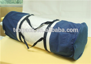 Transparent plastic pvc/pe round shape cylinder pillow bag