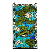 Customizable Tiffany Stained Glass Window Panels for Lighting and Decor