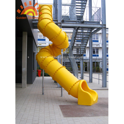 Slide Playyard Spiral Backyard Tabung besar untuk dijual