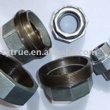 ISO49 Galvanized Malleable Iron Pipe Fittings 340 Iron to Iron Conical Unions