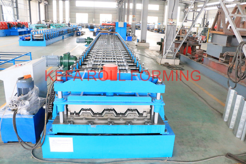 Computer-control Double-deck Corrugated Roof Sheeting Roll Forming Machinery