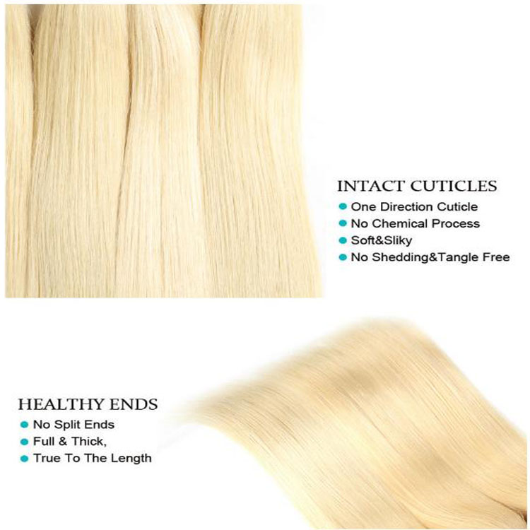 1B 613 Blonde Black Roots Ombre Color Remy Brazilian Straight Hair Weave Bundles With Pre Plucked  Ear to Ear Lace Frontal