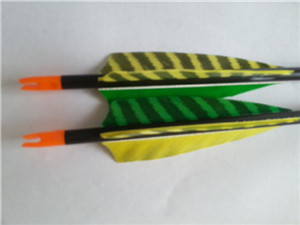 turkey feather carbon fiber arrows