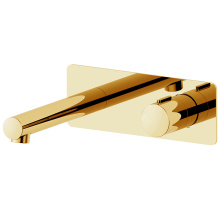 single handle wall mount faucet 2 Hole Copper Wall Mount Bathroom Faucet Supplier