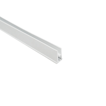 PVC Plastic Edging Strip LED Light Strip - White U-Shaped Decorative Strip