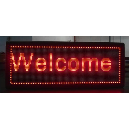 中国p10シングル赤色ディスプレイ広告ledディスプレイメーカー